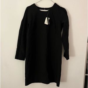 Banana republic black shift dress sz2 NWT
